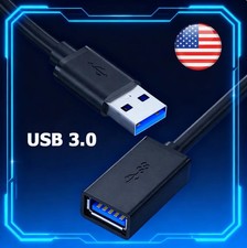 USB Extension Data Cable USB 3.0 Male to Female Adpter Cord For PC Laptop Camera