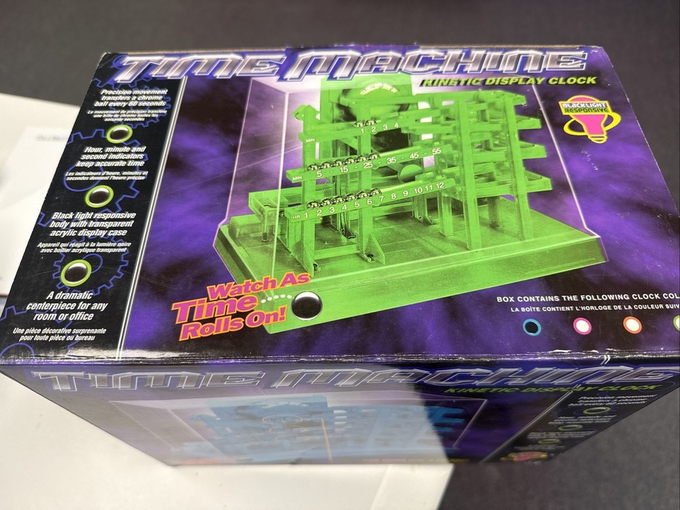 Time Machine Kinetic Clock - In Original Box | eBay