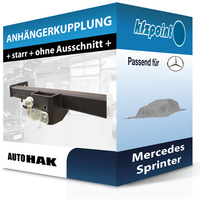 Auto HAK AnhäNgekupplung Starr Passend für Mercedes Sprinter 01.2000-04.2006 Neu