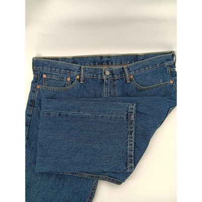 Levi Strauss Co 505 Jeans Mens W40 L30 Blue Denim Straight Leg Classic Fit