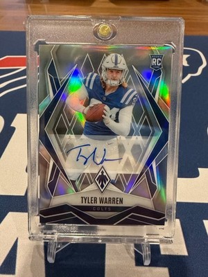 2025 Panini Phoenix Tyler Warren RC Refractor Autograph /199