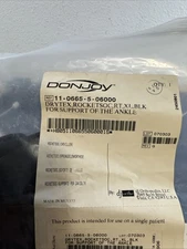 DONJOY RocketSoc Ankle Support Brace Right Size XL Black NEW