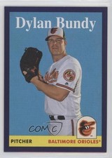 2019 Topps Archives 1958 Design Purple 150/175 Dylan Bundy #81 6f8