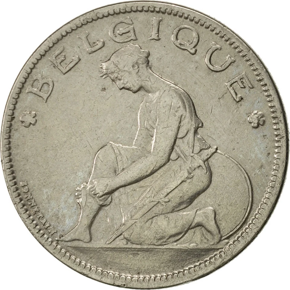 [#418750] Münze, Belgien, 2 Francs, 2 Frank, 1930, VZ, Nickel, KM:91.1 - Bild 1 von 2