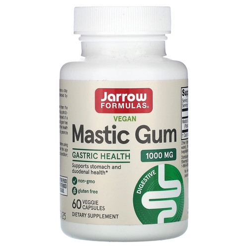 Vegan Mastic Gum, 60 Veggie Capsules (500 mg per Capsule)