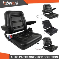 Labwork Universal Adjustable Forklift Tractor Seat Suspension Seat Wsafety Belt