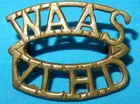 WW2 SOUTH AFRICA WAAS VLHD SHOUDLER TITLE MILITARY SHOULDER TITLE BADGE