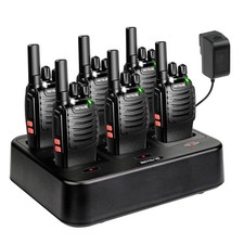 Case of 6,Retevis H777 Walkie Talkies for Adults Long Range, Rechargeable Two...