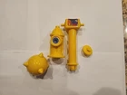 Vintage 1989 TMNT Sewer Lair Playset Parts Fire Hydrant Cap Spiked Ball Lot