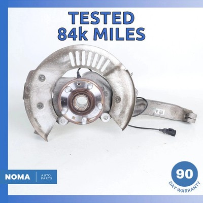 18-21 Jaguar X761 F-Pace Velar Front Left Spindle Knuckle Hub w/ Shield OEM 84k