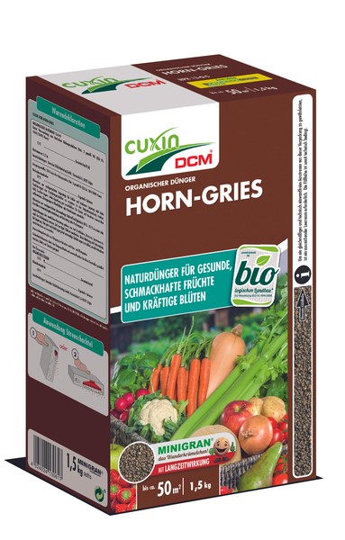 Cuxin Dcm Horn-Gries 1,5 Kg Minigran Organischer DüNger Bio-image
