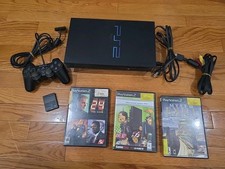 Sony PlayStation 2 PS2 Fat Console 30001, Controller, 3 Games, Mem. Card Tested