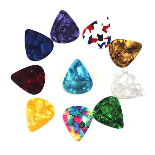 10PCS Guitar Picks Acoustic Electric Plectrums Assorted Colors Thin 0.46mm #26 - Bild 8 von 9