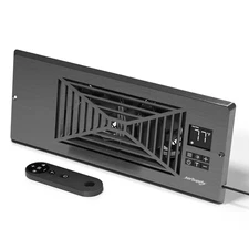 Register Booster Fan, Fits 4 In. X 12 In. Register Holes, Enhances HVAC Airflow,