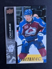 2021 Upper Deck Extended Series Electric Ice Achievements Cale Makar Avalanche