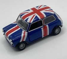 Schuco Die Cast Car Union Jack Mini Cooper UK Great Britain Flag 1:43? Scale