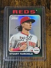 2024 Topps Heritage High Number - Stuart Fairchild #30 Chrome Black Border /75