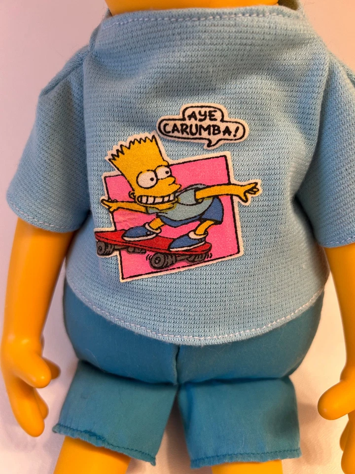 Figura Muñeca Vinilo Bart Simpson Dan Dee 16" y Wesco Bart Simpson ¡Reloj Despertador! Foto 4 de 4