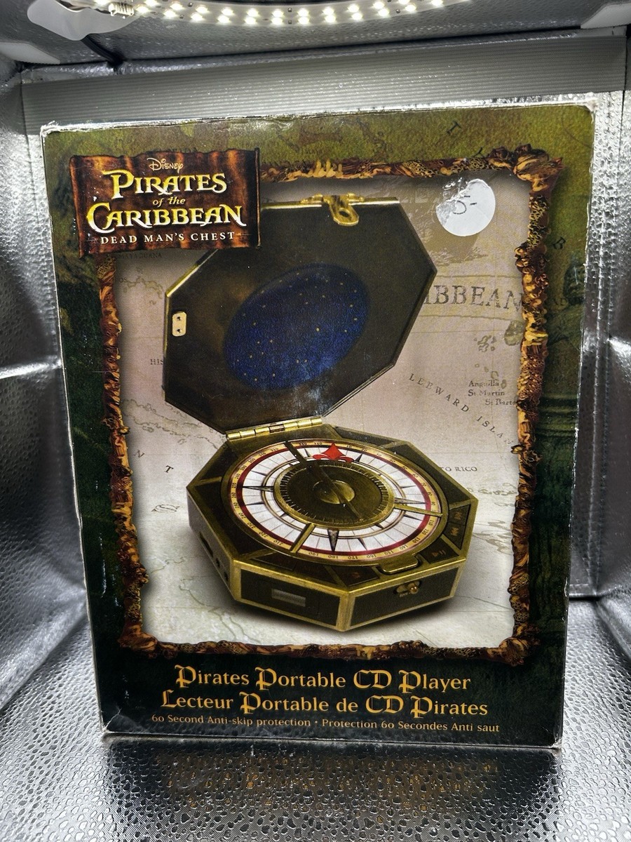 Disney Pirates Of The Caribbean Portable CD Player Original Box