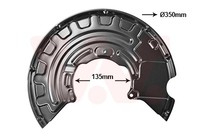 VAN Wezel Spritzblech Ankerblech Vorne Rechts FüR VW Golf V 1K1 5K1 137 138