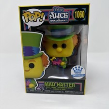 Funko Pop Disney 1060 MAD HATTER (Luz Negra) Figura Vinilo Funko Shop Exclusivo