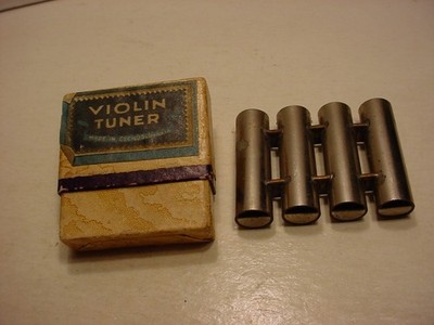 vintage CZECHOSLOVAKIA VIOLIN TUNER in BOX ADFisB PITCH