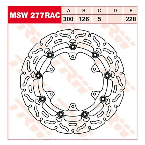 Trw Bremsscheibe (FüR: Ktm 990 Adventure S Ktm LC8 06-08 Vorne )-image