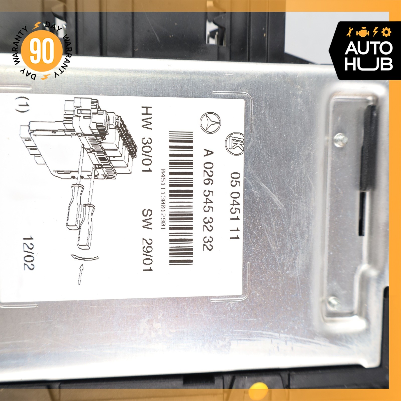 03-12 Mercedes R230 SL500 SL55 AMG Front Left SAM Fuse Box Control Module OEM