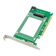 PCIe v3.0 x16 mSATA  M.2 SSD SATA 6Gbps Storage Expansion Card NVMe SATA Adapter