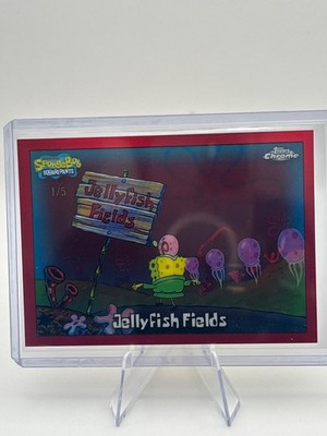 2025  Topps Chrome SpongeBob Jellyfish Fields #47 Red 1/5