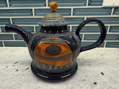 Danko Handmade Bulgaria Pottery Teapot Stoneware with Lid
