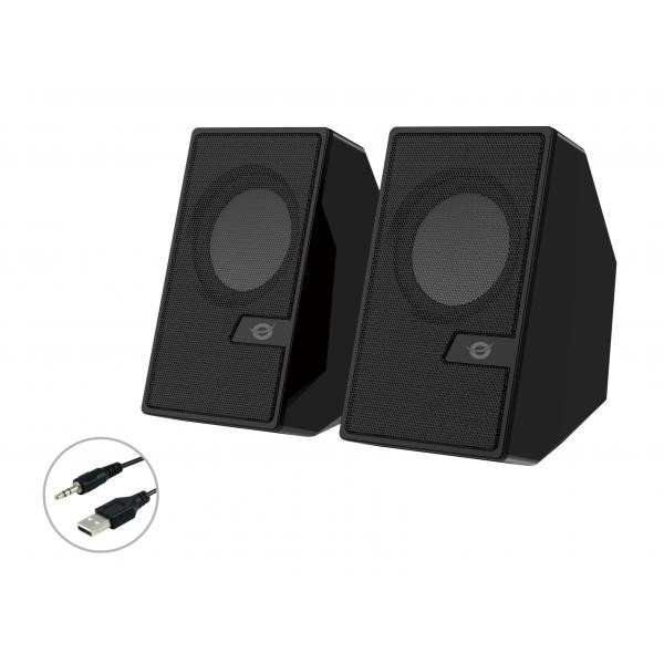 Conceptronic CASSE BJORN02B 2.0 6W 3.5MM/USB NERE - Immagine 4