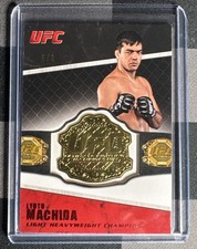 2011 Topps UFC Title Shot Lyoto Machida Championship Belt Plate CB-LM Red /8