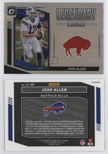 2021 Panini Donruss Optic Legendary Logos Josh Allen #LL-20