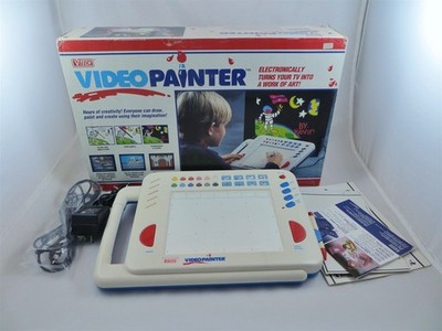 VTech Master Video Painter TV Drawing Pad with pen, manual and power cord