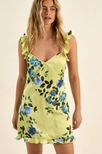 Nastygal Lime Mini Dress Womens Going Out Dresses