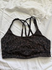 lululemon athletica Black Gray Camo Crossback Sports Bra Bundle 2