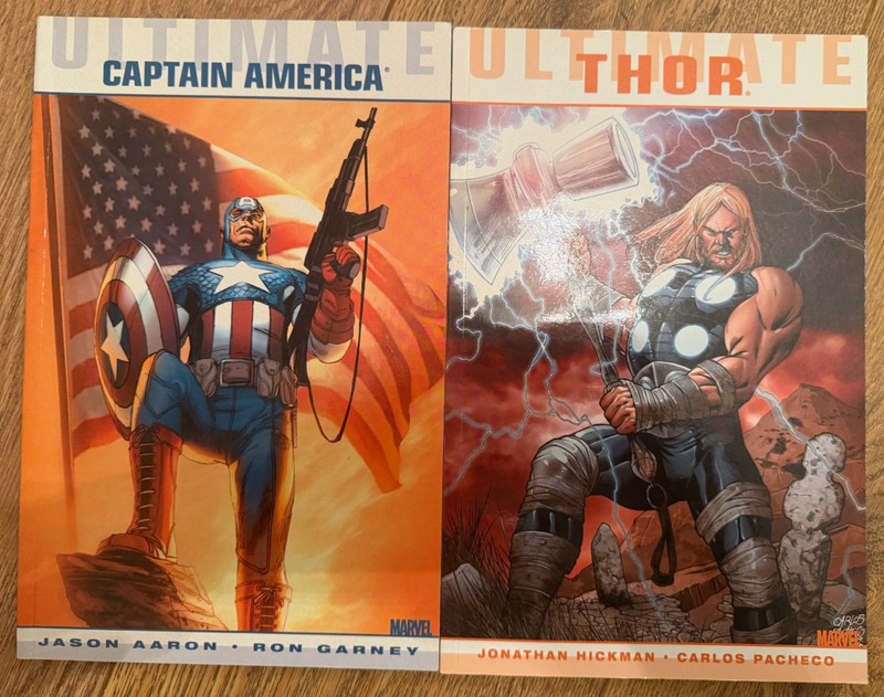 Ultimate Captain America + Thor Paperback TPB Graphic Novel Marvel Comics