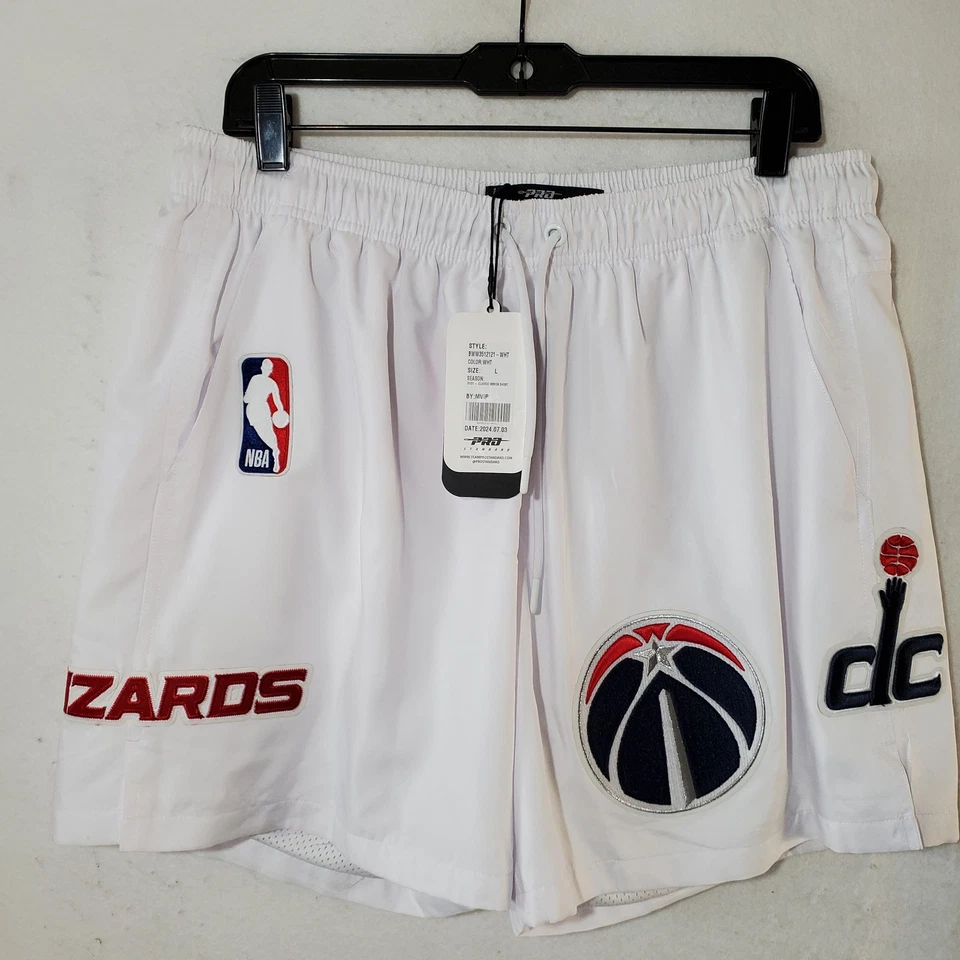 Pantalones Cortos Washington Wizards Para Hombre Grandes NBA Baloncesto Profesional Estándar Clásico Nuevos Foto 2 de 4