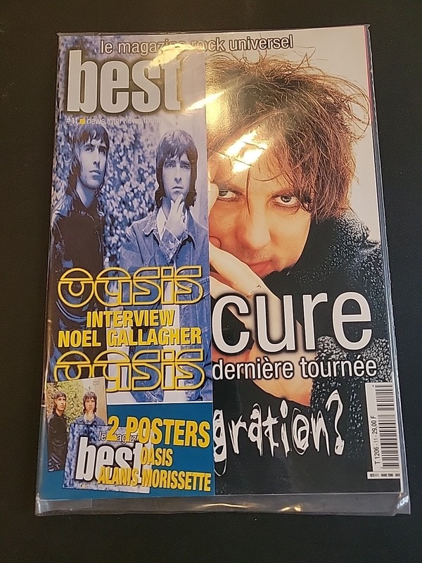 2000 Vintage Music Magazine The Cure Oasis Alanis Morissette With Posters