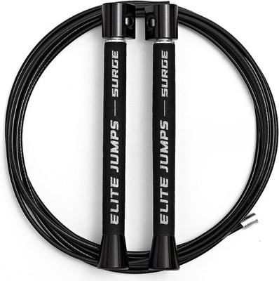 Elite Jumps Surge 3.0 Professional Speed Rope for Double Unders - Patented Du...