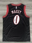 Tyrese Maxey Signed Jersey 76ers Retro Black Tyrese Maxey Autographed Jersey NBA