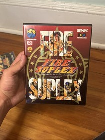 Fire Suplex 3 Count Bout SNK NEO GEO AES NTSC Japan COMPLETE TESTED WORKING