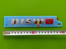 Nissan Emblem Nismo Genuine 6289-6xs0a Silverred New