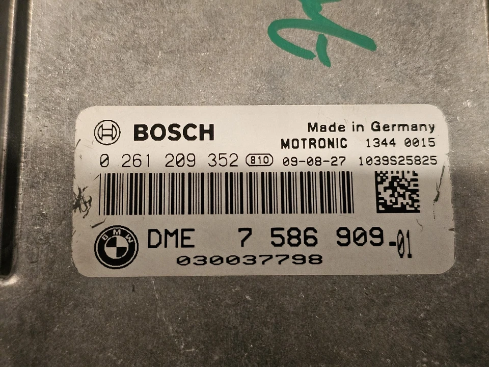 Módulo de control del motor BMW 550i 650i 750i 2006-2007 4,8 L V8 ECU ECM 0261209352 Foto 2 de 4