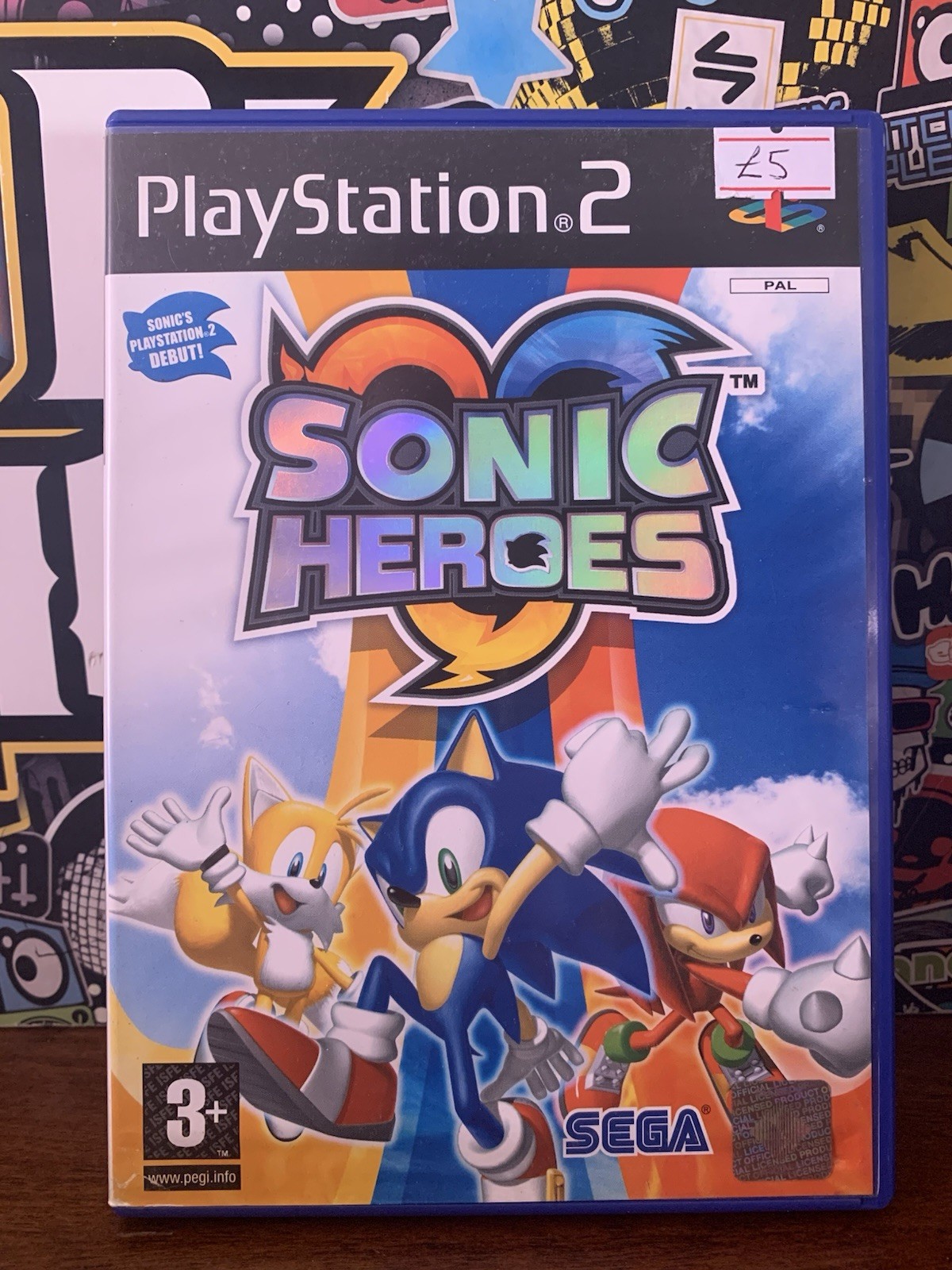 Sonic Heroes (Sony PlayStation 2, 2004) Complete With Manual PAL UK