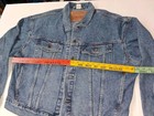 VINTAGE 1990S BLUE JEAN DENIM LEVIS LARGE JACKET W/LT WEAR 70589 355 BR14  — photo 9