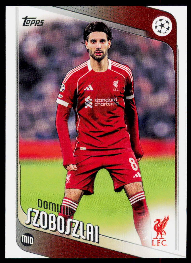 2025-26 Topps UEFA Club Competitions Dominik Szoboszlai 78