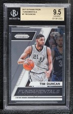 2017-18 Panini Prizm Fundamentals Tim Duncan #1 BGS 9.5 GEM MINT HOF 3c7