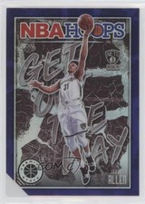 2019 Panini NBA Hoops Premium Stock Get Out the Way Purple Jarrett Allen #15 xm0